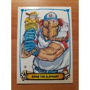 1988 Leaf Baseballs Greatest Grossouts #69 Ernie the Elephant - Fresh Pull